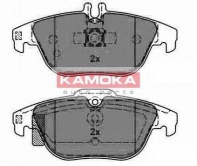 Гальмівні колодки, дискове гальмо (набір) Kamoka JQ101117 (фото 1)