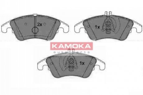 Гальмівні колодки, дискове гальмо (набір) Kamoka JQ101119 (фото 1)