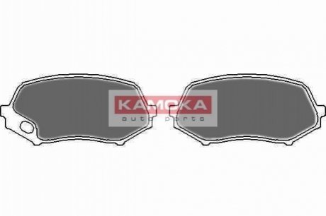 Гальмівні колодки, дискове гальмо (набір) Kamoka JQ101123 (фото 1)