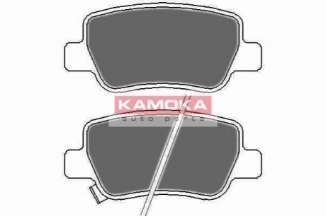 Гальмівні колодки, дискове гальмо (набір) Kamoka JQ101129 (фото 1)