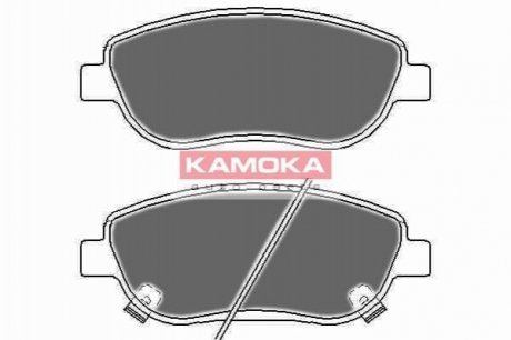 Гальмівні колодки, дискове гальмо (набір) Kamoka JQ101131 (фото 1)