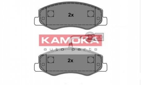 Гальмівні колодки, дискові (набір) Kamoka JQ101140 (фото 1)