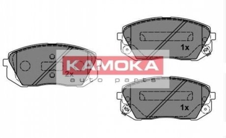 Гальмівні колодки, дискове гальмо (набір) Kamoka JQ101149 (фото 1)