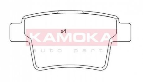 Комплект гальмівних колодок Kamoka JQ101214 (фото 1)