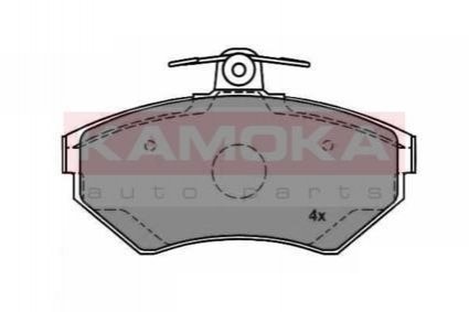 Гальмівні колодки, дискове гальмо (набір) Kamoka JQ1012624 (фото 1)