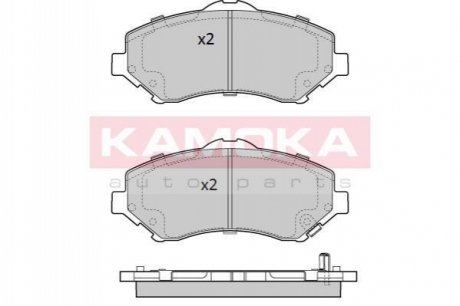 Комплект гальмівних колодок передній Kamoka JQ101274 (фото 1)