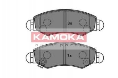 Гальмівні колодки, дискове гальмо (набір) Kamoka JQ1012846 (фото 1)