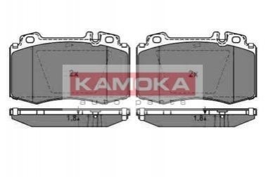 Гальмівні колодки, дискове гальмо (набір) Kamoka JQ1012852 (фото 1)