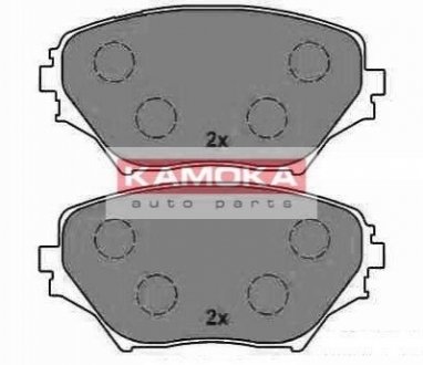 Гальмівні колодки, дискове гальмо (набір) Kamoka JQ1013028 (фото 1)