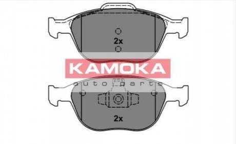 Гальмівні колодки, дискове гальмо (набір) Kamoka JQ1013136 (фото 1)