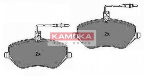 Гальмівні колодки, дискове гальмо (набір) Kamoka JQ1013452 (фото 1)