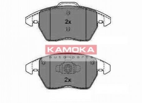 Гальмівні колодки, дискове гальмо (набір) Kamoka JQ1013456 (фото 1)
