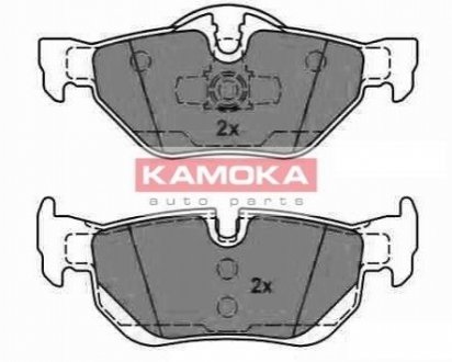 Гальмівні колодки, дискове гальмо (набір) Kamoka JQ1013614 (фото 1)