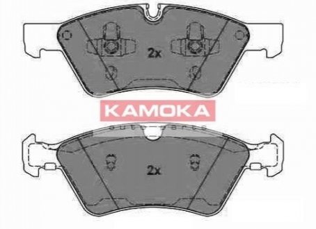 Гальмівні колодки, дискове гальмо (набір) Kamoka JQ1013660 (фото 1)