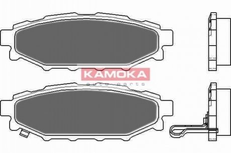 Гальмівні колодки, дискове гальмо (набір) Kamoka JQ1013894 (фото 1)