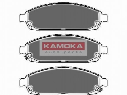 Гальмівні колодки, дискове гальмо (набір) Kamoka JQ1018004 (фото 1)