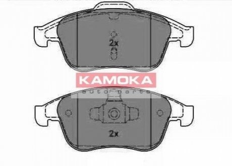 Гальмівні колодки, дискове гальмо (набір) Kamoka JQ1018136 (фото 1)