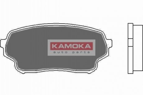 Гальмівні колодки, дискове гальмо (набір) Kamoka JQ1018154 (фото 1)