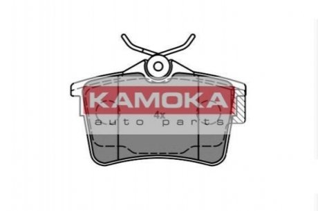 Гальмівні колодки, дискове гальмо (набір) Kamoka JQ1018501 (фото 1)
