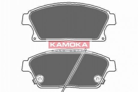Гальмівні колодки, дискове гальмо (набір) Kamoka JQ1018528 (фото 1)