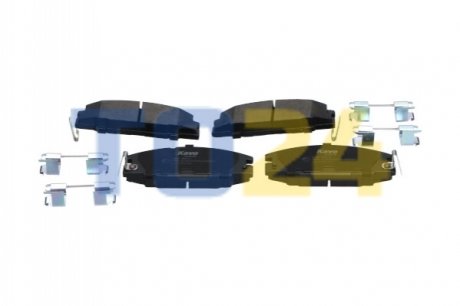 Гальмівні колодки, дискове гальмо (набір) KAVO KBP3503 (фото 1)