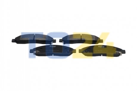 PARTS ISUZU Тормозные колодки передн.GREAT WALL Hover 06-, ISUZU D-Max 2,5D 07- KAVO KBP-3513 (фото 1)