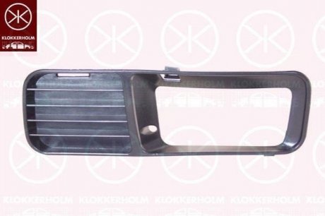 Решетка радиатора Volkswagen: Caddy II [9U7, 9K9A, 9K9B] (1995-2004), Polo III [6N1, 6N2] (1994-2001) KLOKKERHOLM 9505994 (фото 1)