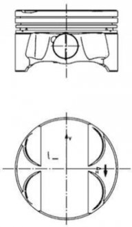 Поршень двигуна Kolbenschmidt 40085620 (фото 1)