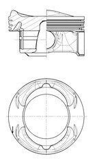 Поршень 40104600