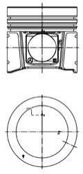 Поршень Kolbenschmidt 40332610 (фото 1)