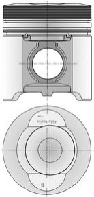 Поршень Kolbenschmidt 40 483 600 (фото 1)