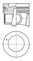 Поршень 79,75 (+0.25,00) 41271610