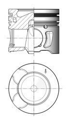 Поршень двигуна CITROEN / FIAT / LAND ROVER / PEUGEOT 85,60 2.2 HDi 41703610