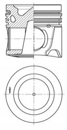 Поршень Kolbenschmidt 41804600 (фото 1)