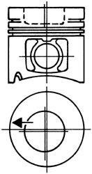 Поршень Kolbenschmidt 93 484 602 (фото 1)