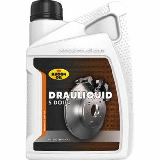 Рідина гальмівна DRAULIQUID-S DOT 4 BRAKEFLUID 1л 04206