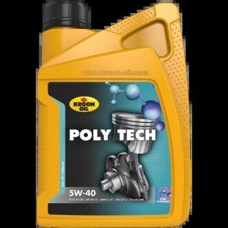 Олива моторна POLY TECH 5W-40 1л 36139