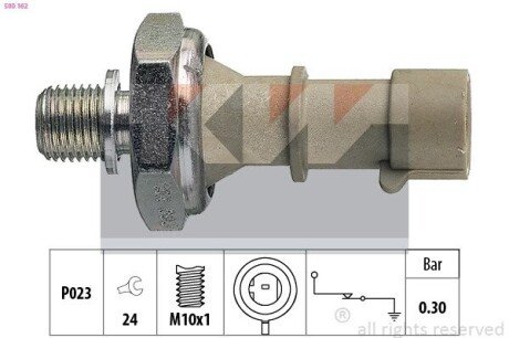 Датчик тиску масла 500 162
