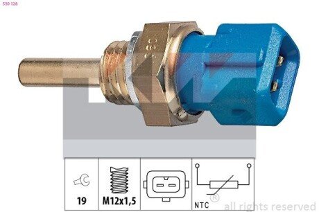 Датчик температуры охлаждающей жидкости 530 128
