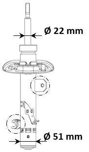 Амортизатор 3338060