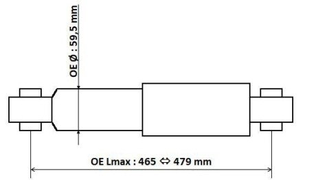 Амортизатор KYB CITROEN/FIAT/PEUGEOT Jumper/Ducato "R "06>> 3450023