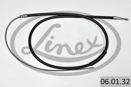Трос ручного тормоза LINEX 06.01.32 (фото 1)
