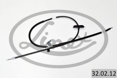 Трос ручного тормоза LINEX 32.02.12 (фото 1)