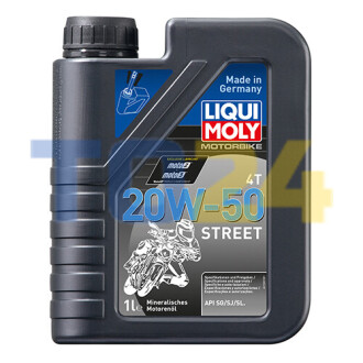 Motorbike 4T Street 20W-50 LIQUI MOLY 1500 (фото 1)