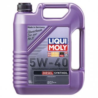 Масло моторное Liqui Moly Diesel Synthoil 5W-40 (5 л) 1927