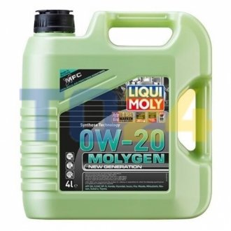 ОЛИВА МОТОРНА MOLYGEN NEW GENERATION 0W-20 4л 21357