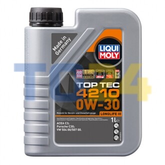 Масло моторн. Liqui Moly TOP TEC 4210 0W-30 (Канистра 1л) 21604