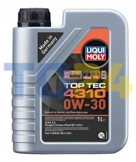 Моторна олива Liqui Moly Top Tec 4310 5W-30, 1л 2361