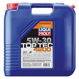 Моторна олива 5W30 LIQUI MOLY 3708 (фото 1)