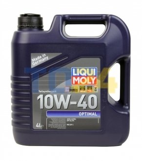 Масло моторное Optimal 10W-40 (4 л) LIQUI MOLY 3930 (фото 1)